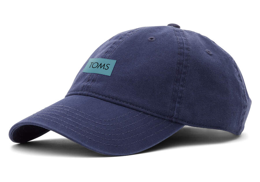 Acessorios Toms Logo Dad Hat Azul Marinho | PT332-445