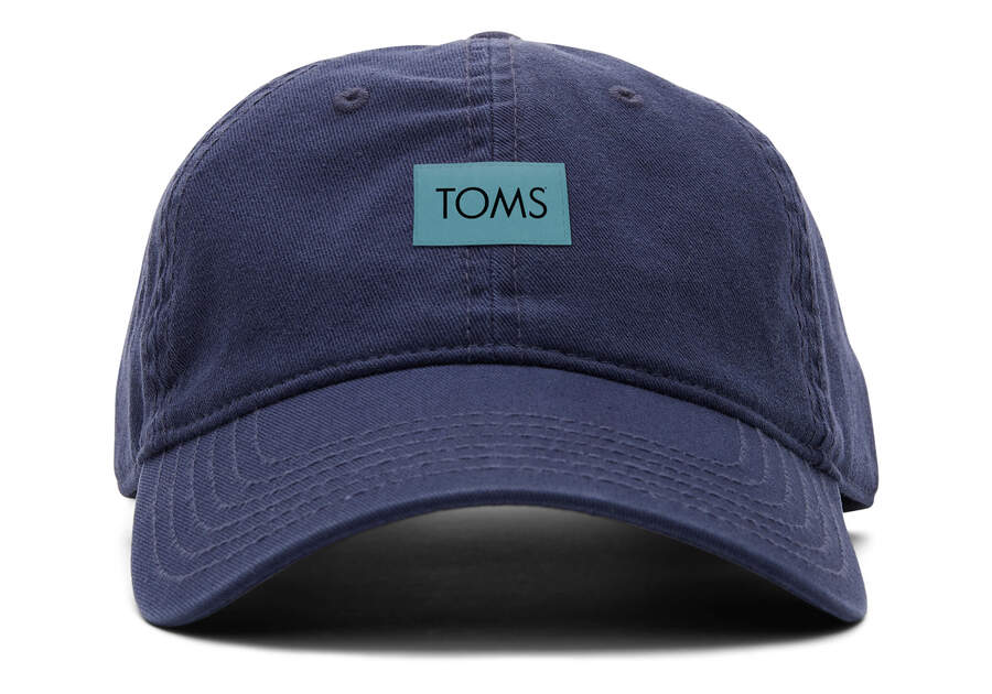 Acessorios Toms Logo Dad Hat Azul Marinho | PT332-445