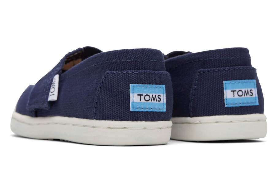 Alpargatas Toms Tiny Alpargata Lona Azul Marinho | PT688-084