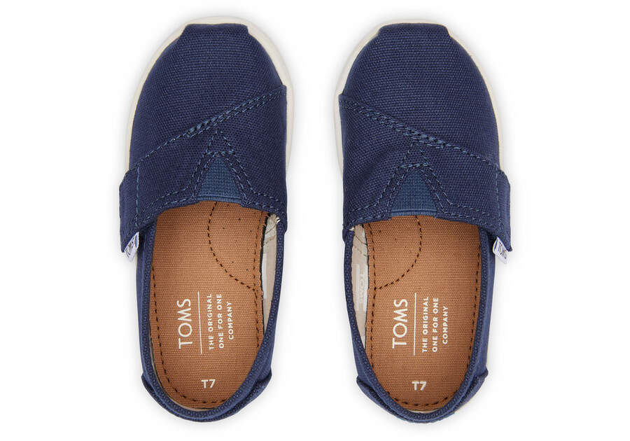 Alpargatas Toms Tiny Alpargata Lona Azul Marinho | PT688-084