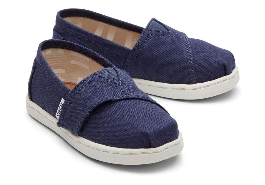 Alpargatas Toms Tiny Alpargata Lona Azul Marinho | PT688-084