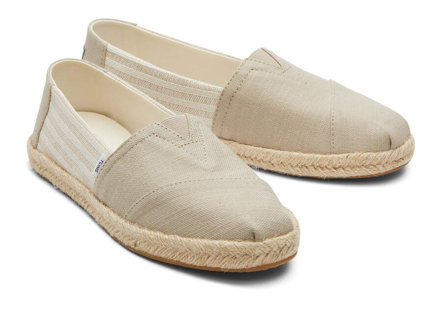 Espadrilles Toms Alpargata Recycled Algodão Rope Espadrille Marrom | PT639-355