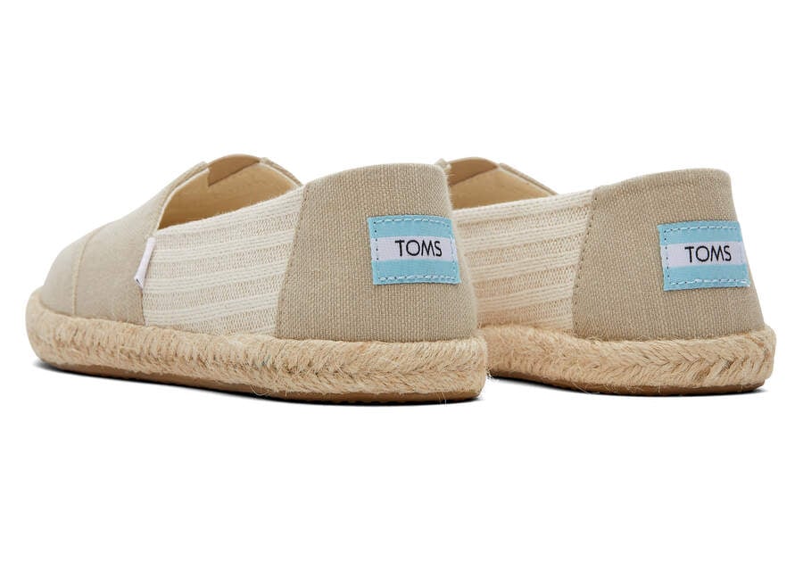 Espadrilles Toms Alpargata Recycled Algodão Rope Espadrille Marrom | PT639-355