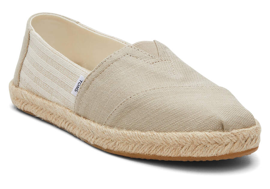 Espadrilles Toms Alpargata Recycled Algodão Rope Espadrille Marrom | PT639-355