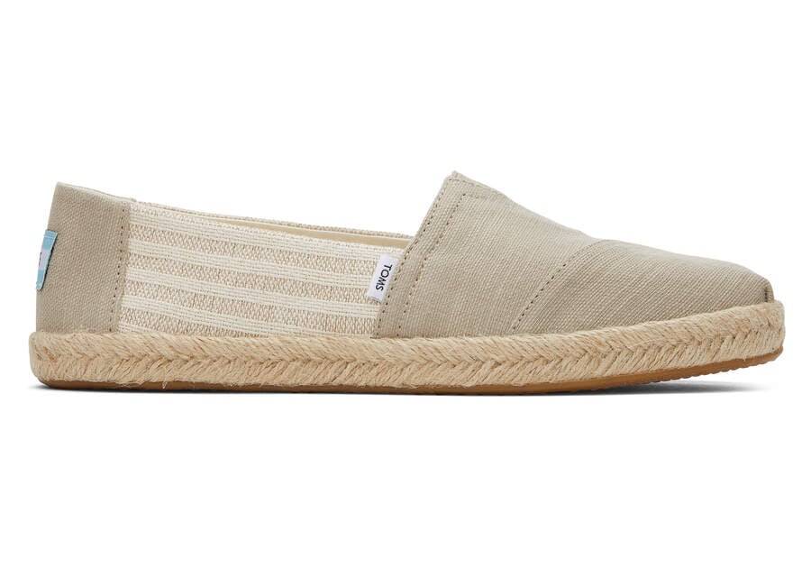 Espadrilles Toms Alpargata Recycled Algodão Rope Espadrille Marrom | PT639-355