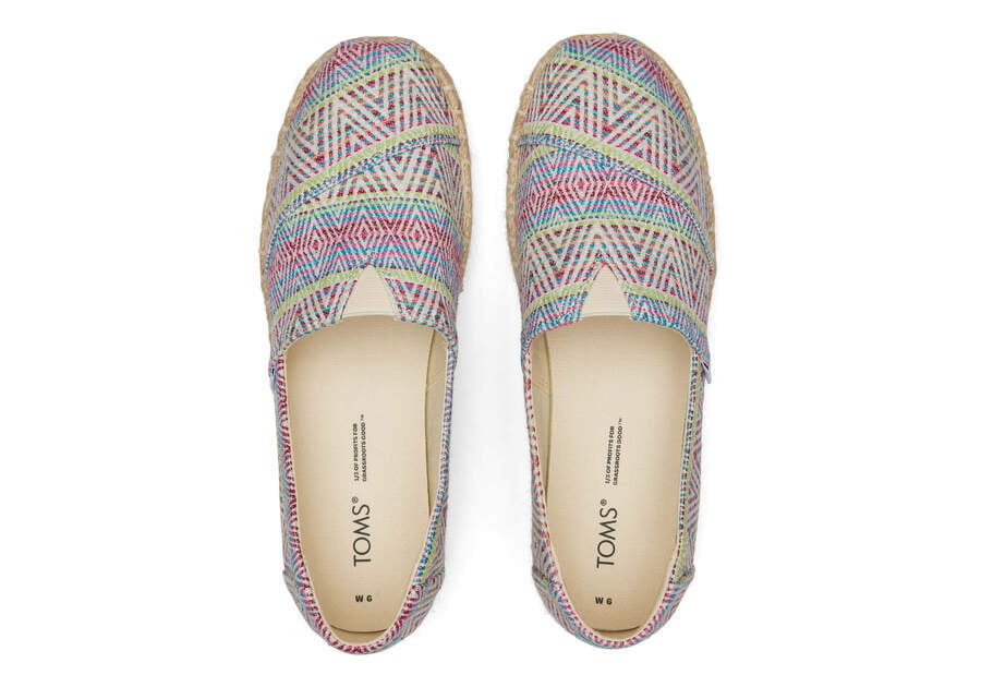 Espadrilles Toms Alpargata Rope Plataforma Bege | PT924-032