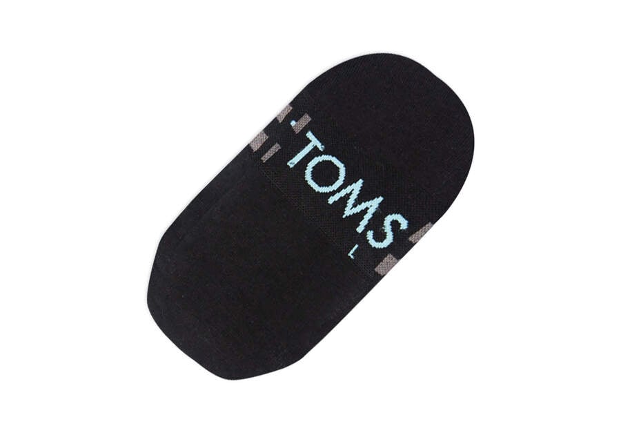 Meias Toms Ultimate No Show Socks Black Pretas | PT868-674
