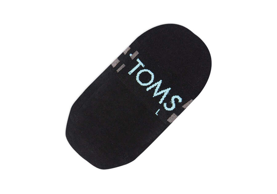 Meias Toms Ultimate No Show Socks Black Pretas | PT875-539