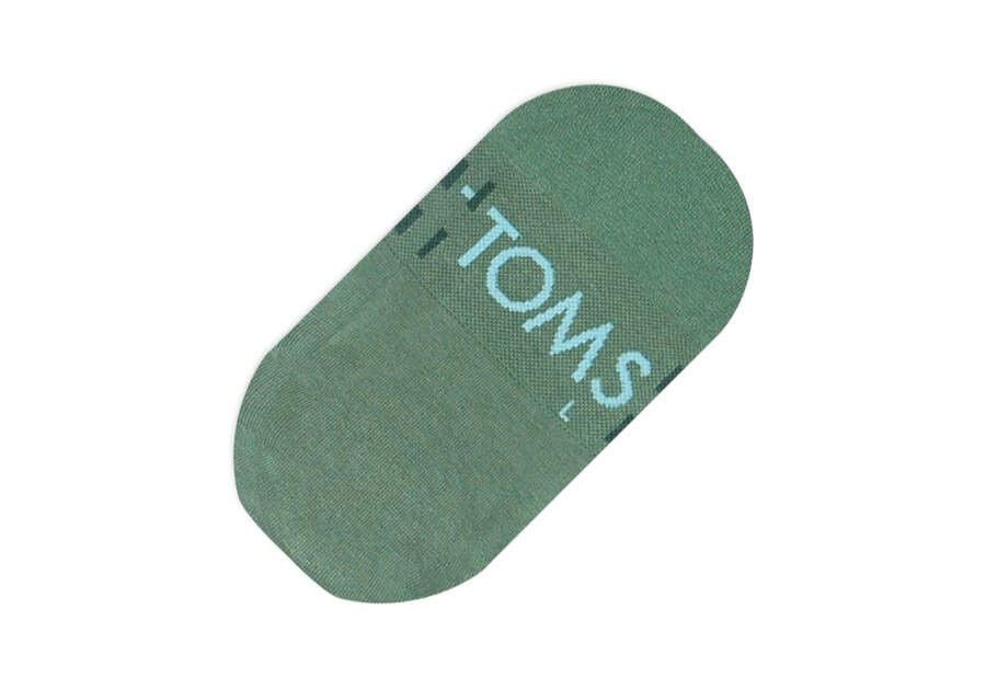 Meias Toms Ultimate No Show Socks Green Verdes | PT379-733