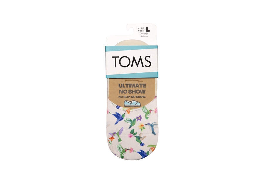 Meias Toms Ultimate No Show Socks Hummingbird 3 Pack Multicoloridas | PT062-869