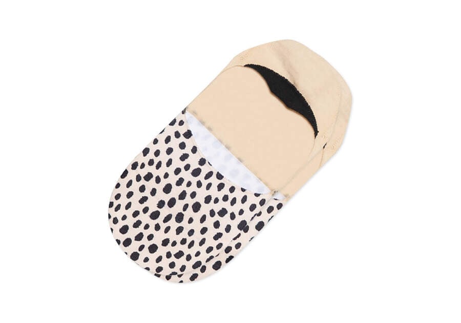 Meias Toms Ultimate No Show Socks Mini Cheetah Bege | PT090-102