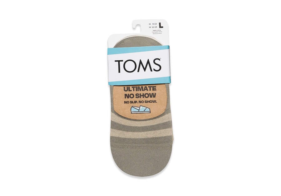 Meias Toms Ultimate No Show Socks Mixed Neutros 3 Pack Multicoloridas | PT934-116