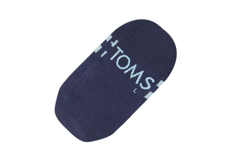 Meias Toms Ultimate No Show Socks Navy Azul Marinho | PT000-947