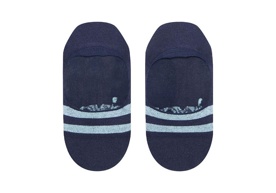 Meias Toms Ultimate No Show Socks Navy Azul Marinho | PT000-947