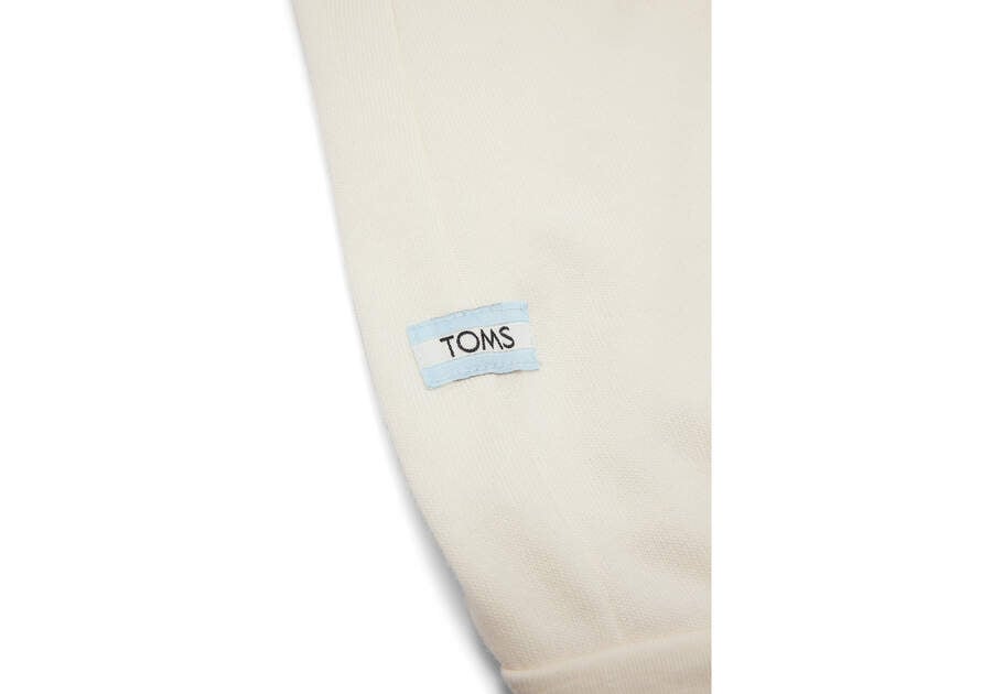 Moletom Com Capuz Toms Icon Zip Hoodie Branco | PT620-206