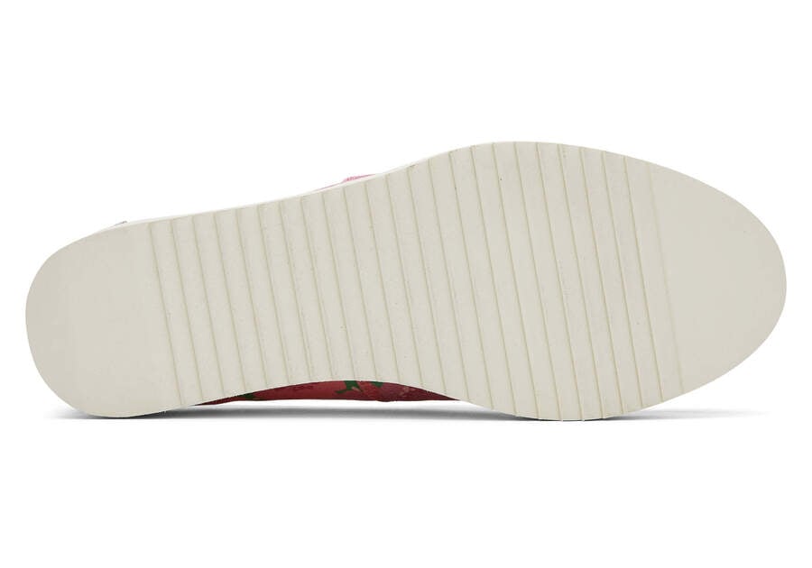 Sapatos Plataforma Toms Alpargata Midform Espadrille Rosa | PT099-913