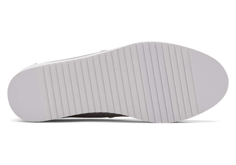 Sapatos Plataforma Toms Alpargata Midform Espadrille Cinzentas | PT743-783