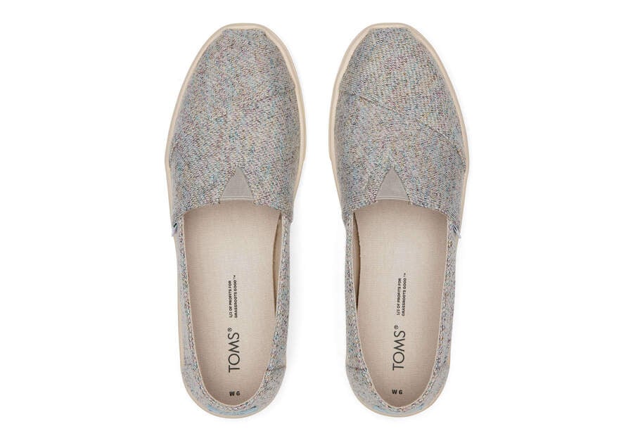 Slip On Toms Alpargata Cupsole Slip On Luz Cinzentas Metal | PT175-249