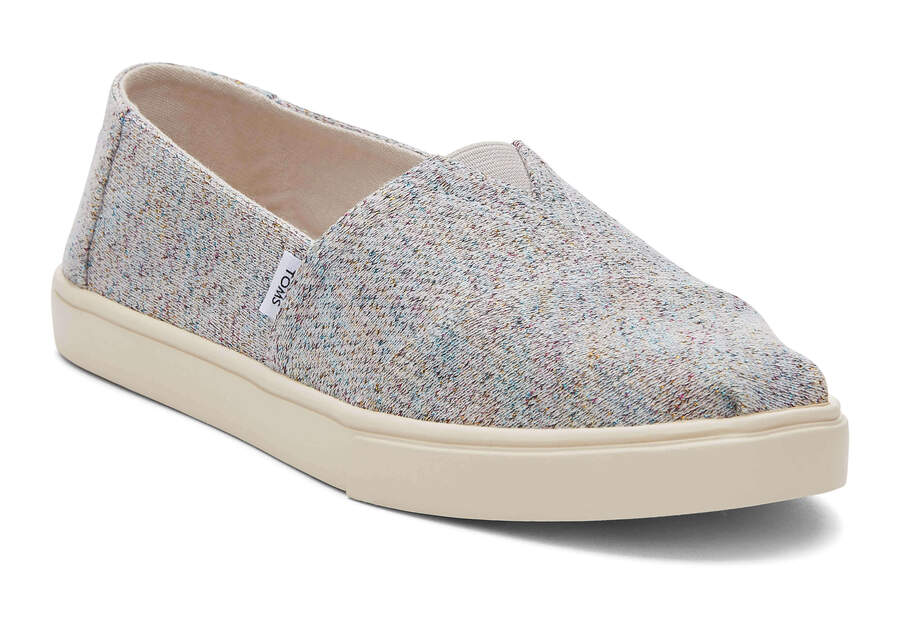 Slip On Toms Alpargata Cupsole Slip On Luz Cinzentas Metal | PT175-249