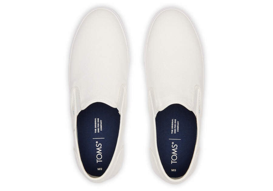 Slip On Toms Baja Slip On Branco | PT215-354