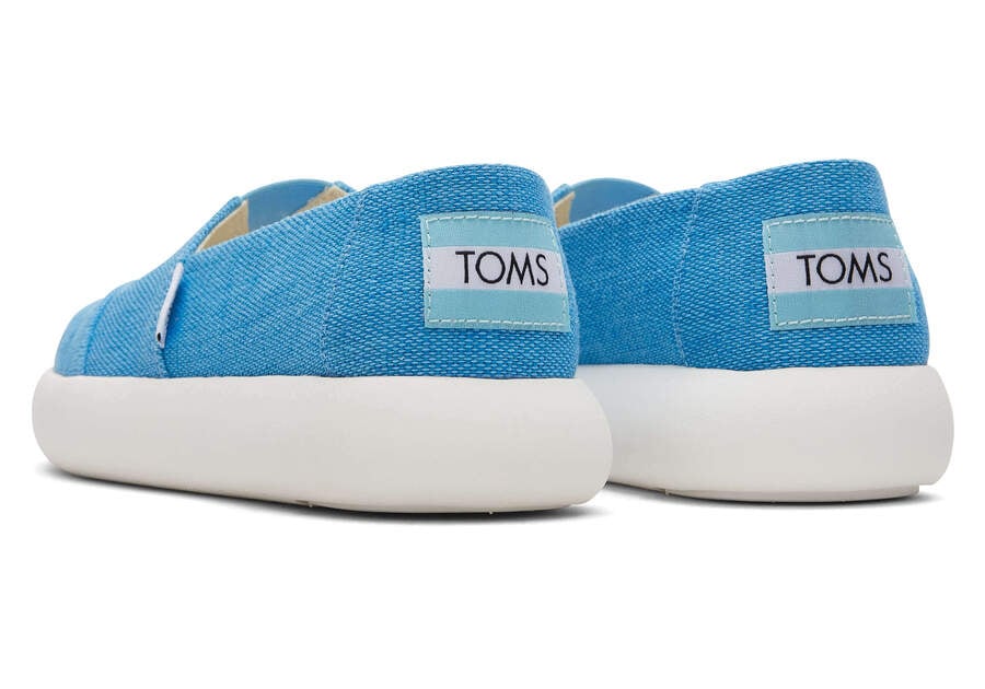 Slip On Toms Mallow Heritage Lona Azuis | PT069-266