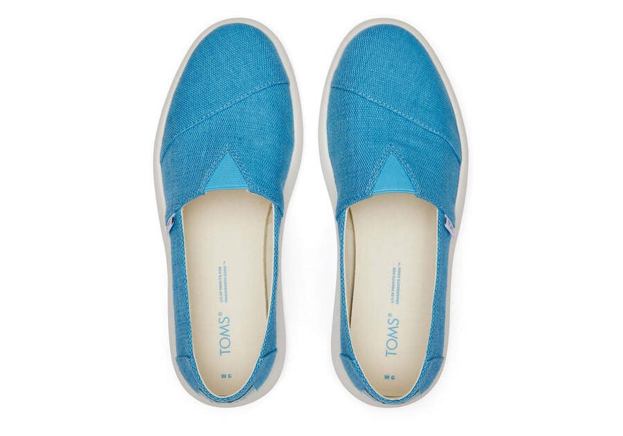 Slip On Toms Mallow Heritage Lona Azuis | PT069-266