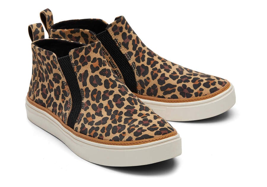 Tenis Toms Bryce Slip On Marrom Leopardo | PT018-560