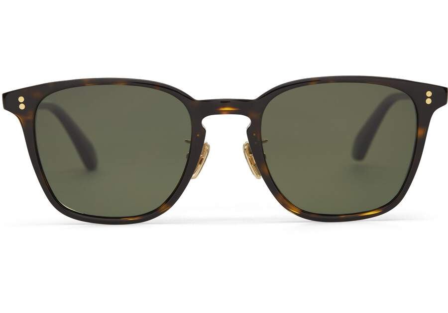 Óculos De Sol Toms Emerson Verdes Escuro | PT882-855