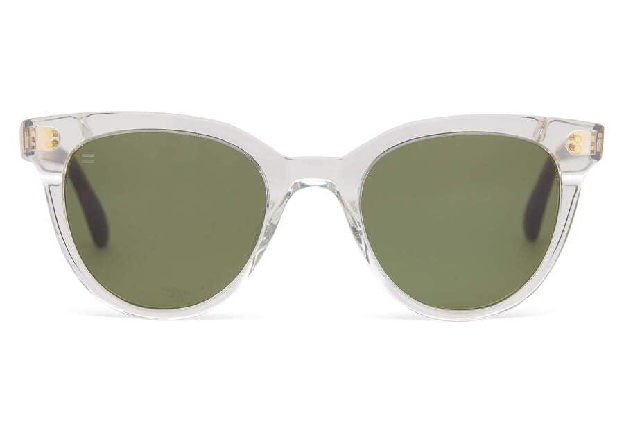 Óculos De Sol Toms Marlowe Verdes | PT096-919