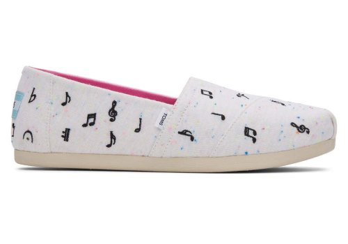 Alpargatas Toms Alpargata Music Notes Bege | PT750-972